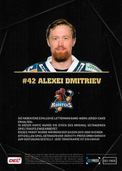 2019-20 Playercards (DEL) - Letterman #LM06 Alexei Dmitriev Back