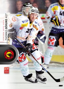 2012-13 Swiss National League #41 Thomas Deruns Front