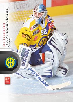 2012-13 Swiss National League #86 Janick Schwendener Front