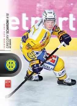 2012-13 Swiss National League #105 Gregory Sciaroni Front