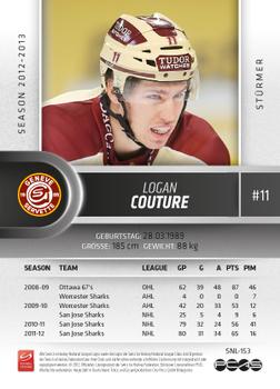 2012-13 Swiss National League #153 Logan Couture Back