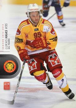 2012-13 Swiss National League #215 Lukas Haas Front