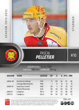 2012-13 Swiss National League #222 Pascal Pelletier Back