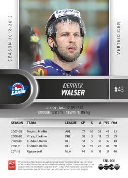 2012-13 Swiss National League #266 Derrick Walser Back