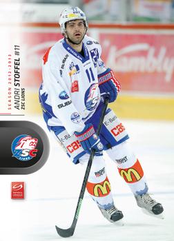 2012-13 Swiss National League #299 Andri Stoffel Front