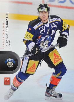 2012-13 Swiss National League #322 Alessandro Chiesa Front
