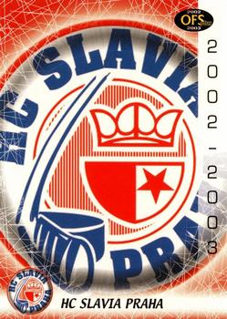 2002-03 OFS Plus (ELH) - Team Logos #Z8 Slavia Praha Front