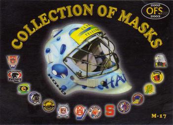 2002-03 OFS Plus (ELH) - Masks #M17 Robert Hamrla Front