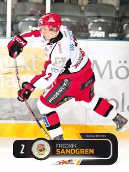 2011-12 HockeyAllsvenskan #ALLS-002 Fredrik Sandgren Front