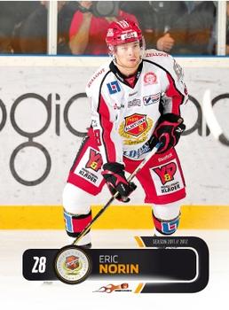 2011-12 HockeyAllsvenskan #ALLS-007 Eric Norin Front