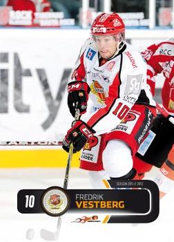 2011-12 HockeyAllsvenskan #ALLS-016 Fredrik Vestberg Front