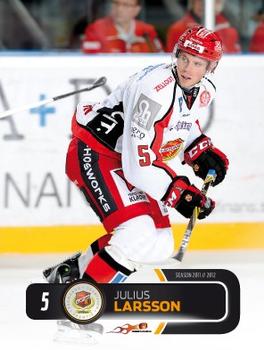 2011-12 HockeyAllsvenskan #ALLS-021 Julius Larsson Front