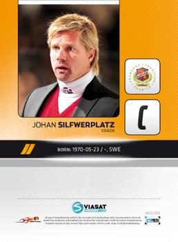2011-12 HockeyAllsvenskan #ALLS-022 Johan Silfwerplatz Back