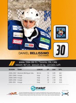 2011-12 HockeyAllsvenskan #ALLS-024 Daniel Bellissimo Back