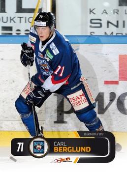 2011-12 HockeyAllsvenskan #ALLS-025 Carl Berglund Front