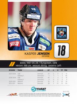 2011-12 HockeyAllsvenskan #ALLS-031 Kasper Jensen Back