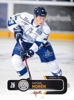 2011-12 HockeyAllsvenskan #ALLS-076 Patrik Noren Front