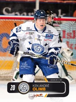 2011-12 HockeyAllsvenskan #ALLS-077 Ken-Andre Olimb Front