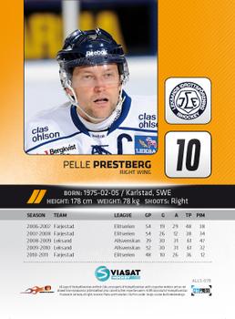 2011-12 HockeyAllsvenskan #ALLS-078 Pelle Prestberg Back
