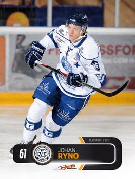 2011-12 HockeyAllsvenskan #ALLS-081 Johan Ryno Front