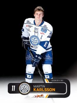 2011-12 HockeyAllsvenskan #ALLS-084 Martin Karlsson Front