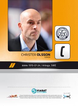 2011-12 HockeyAllsvenskan #ALLS-088 Christer Olsson Back