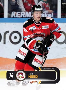 2011-12 HockeyAllsvenskan #ALLS-094 Tim Heed Front