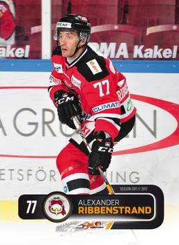 2011-12 HockeyAllsvenskan #ALLS-105 Alexander Ribbenstrand Front
