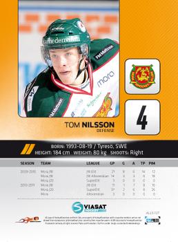 2011-12 HockeyAllsvenskan #ALLS-127 Tom Nilsson Back