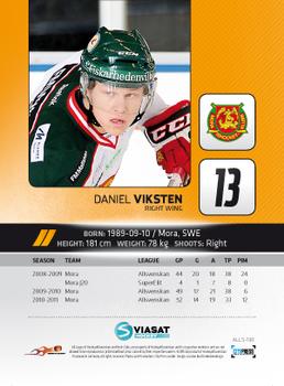 2011-12 HockeyAllsvenskan #ALLS-130 Daniel Viksten Back