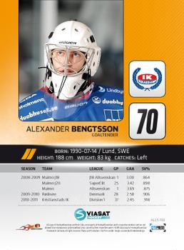2011-12 HockeyAllsvenskan #ALLS-133 Alexander Bengtsson Back