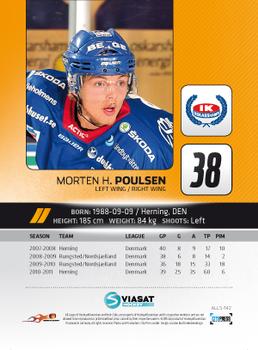 2011-12 HockeyAllsvenskan #ALLS-142 Morten Poulsen Back