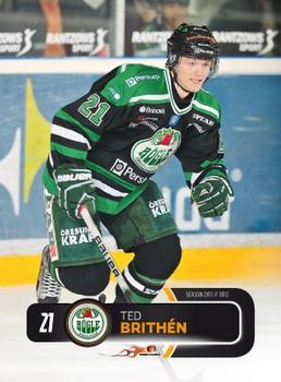 2011-12 HockeyAllsvenskan #ALLS-159 Ted Brithen Front