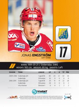 2011-12 HockeyAllsvenskan #ALLS-181 Jonas Engström Back