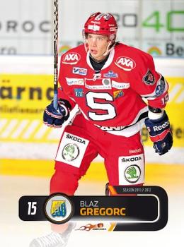 2011-12 HockeyAllsvenskan #ALLS-183 Blaz Gregorc Front