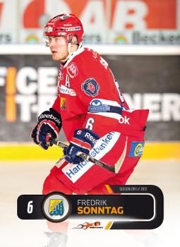 2011-12 HockeyAllsvenskan #ALLS-194 Fredrik Sonntag Front