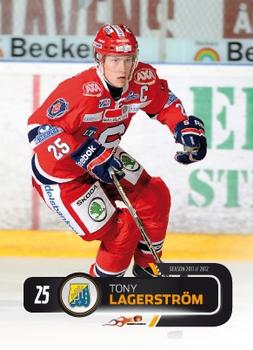 2011-12 HockeyAllsvenskan #ALLS-195 Tony Lagerstrom Front