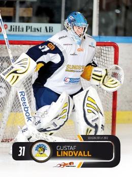 2011-12 HockeyAllsvenskan #ALLS-208 Gustav Lindvall Front