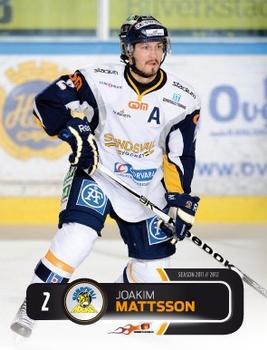 2011-12 HockeyAllsvenskan #ALLS-210 Joakim Mattsson Front
