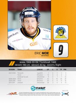 2011-12 HockeyAllsvenskan #ALLS-211 Eric Moe Back