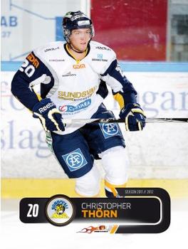 2011-12 HockeyAllsvenskan #ALLS-214 Christopher Thorn Front