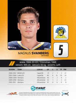2011-12 HockeyAllsvenskan #ALLS-217 Magnus Svanberg Back