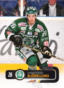 2011-12 HockeyAllsvenskan #ALLS-222 Christoffer Björklund Front