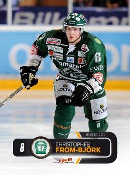 2011-12 HockeyAllsvenskan #ALLS-223 Christoffer From-Bjork Front