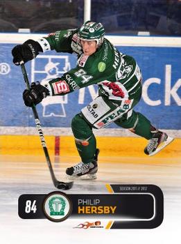 2011-12 HockeyAllsvenskan #ALLS-224 Philip Hersby Front