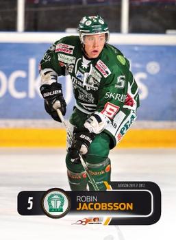 2011-12 HockeyAllsvenskan #ALLS-225 Robin Jacobsson Front