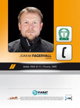 2011-12 HockeyAllsvenskan #ALLS-242 Joakim Fagervall Back