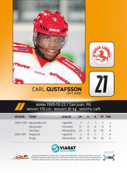 2011-12 HockeyAllsvenskan #ALLS-251 Carl Gustafsson Back