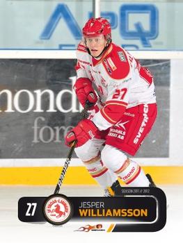 2011-12 HockeyAllsvenskan #ALLS-262 Jesper Williamsson Front