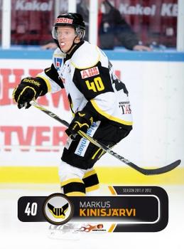 2011-12 HockeyAllsvenskan #ALLS-271 Markus Kinisjärvi Front